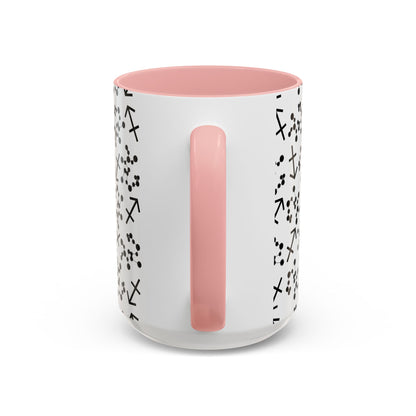 Accent Coffee Mug with the Sagittarius sign (11, 15oz)