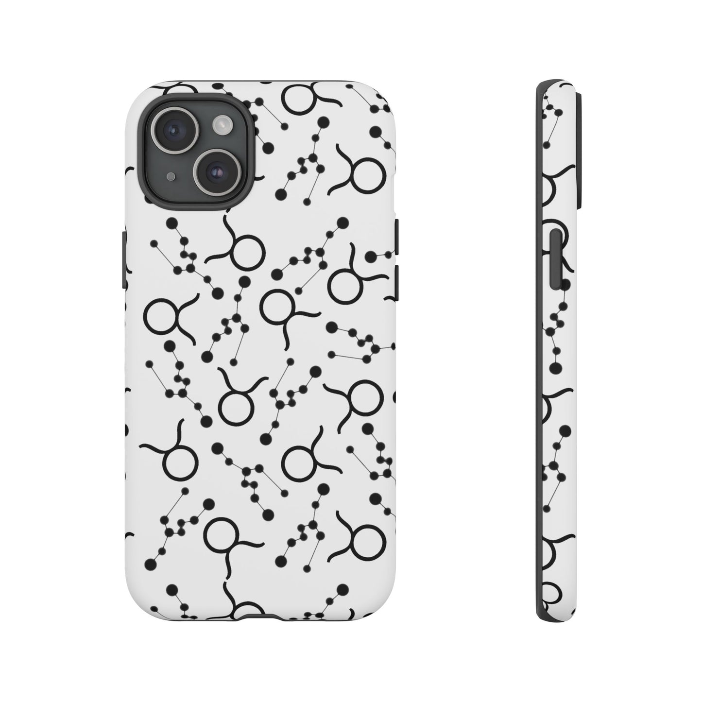 Tough Cases with the Taurus Zodiac sign for iPhone, Samsung Galaxy, and Google Pixel devices
