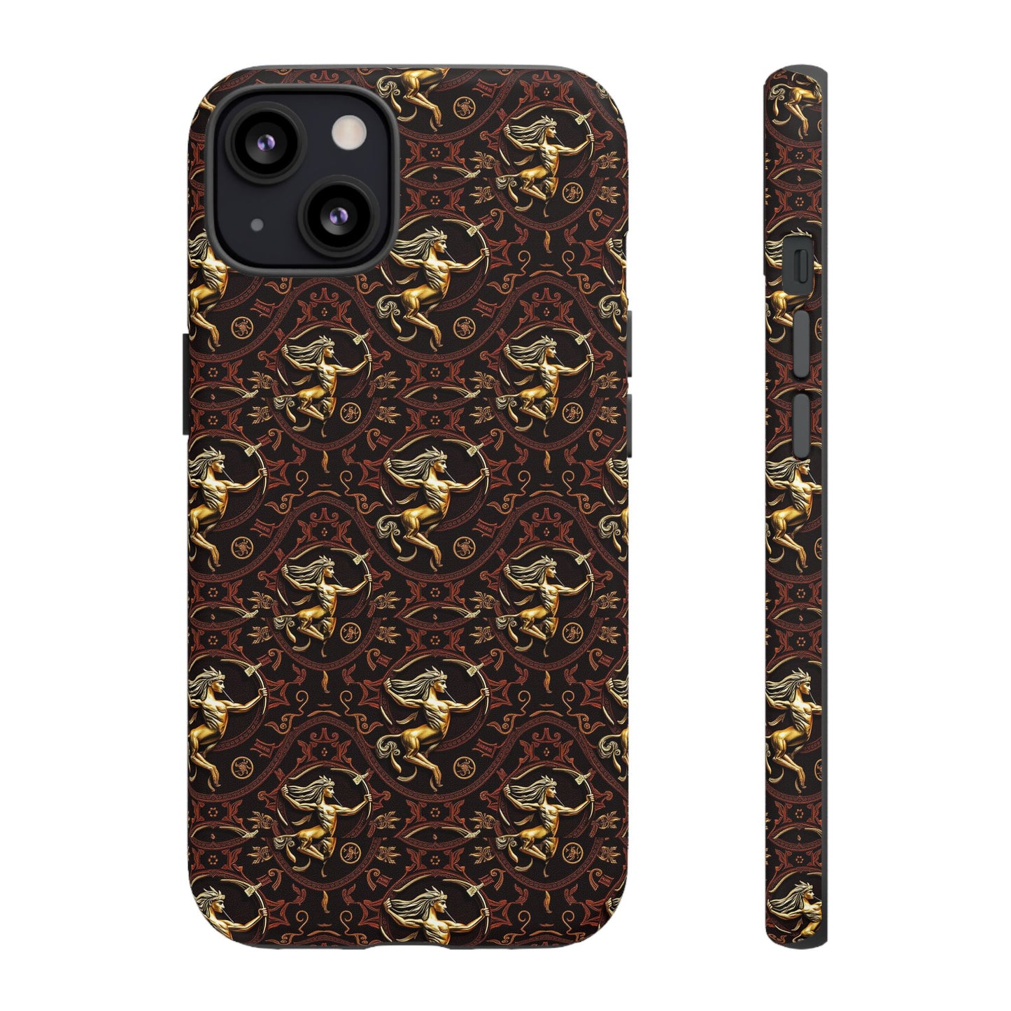 Tough Cases, Sagittarius, Zodiac, Metal Pattern