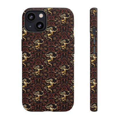 Tough Cases, Sagittarius, Zodiac, Metal Pattern