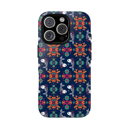 Tough Cases, Pisces, Zodiac, Flower Pattern