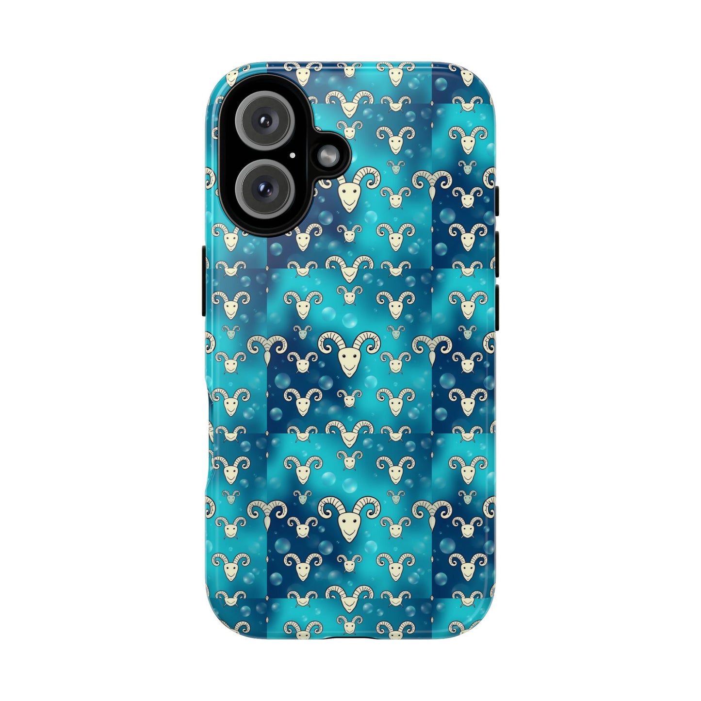 Tough Cases, Aries, Zodiac v1, Bubble Pattern