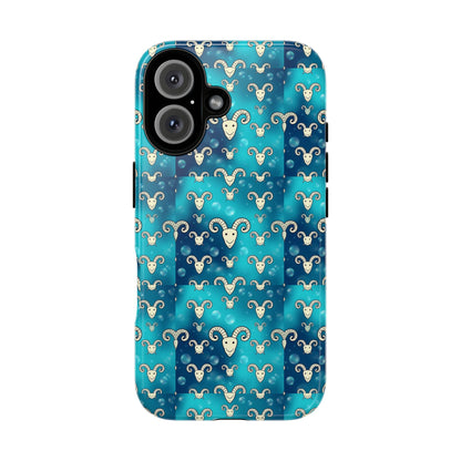 Tough Cases, Aries, Zodiac v1, Bubble Pattern