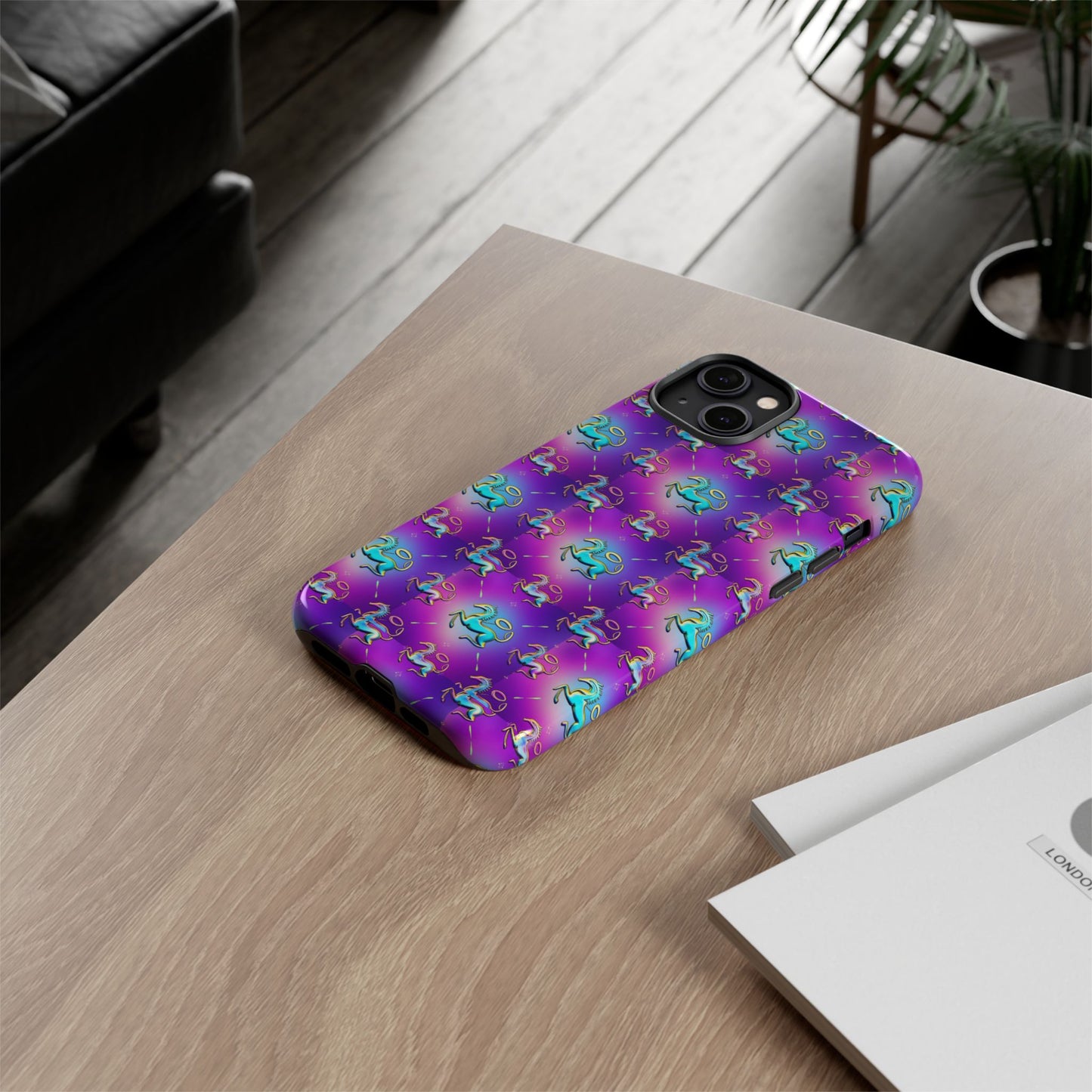 Tough Cases, Aquarius, Zodiac, Metal Pattern