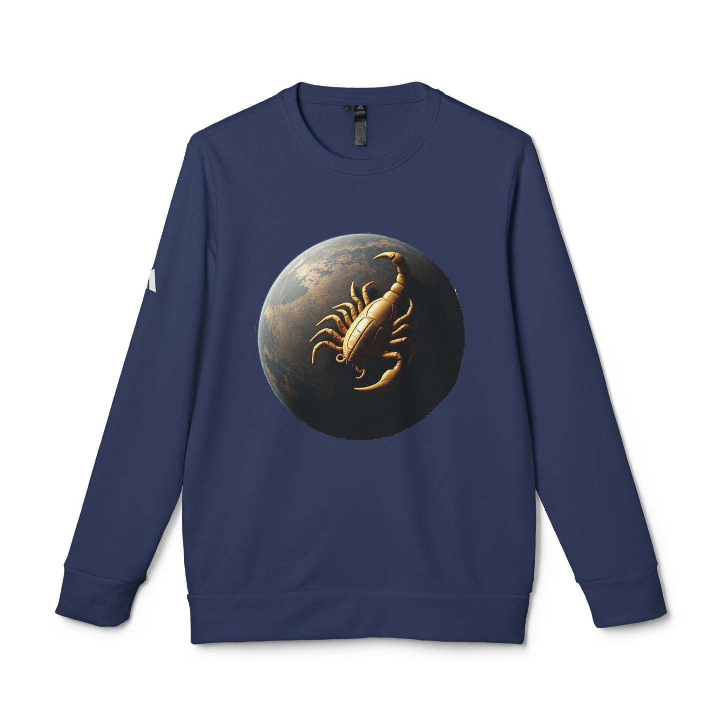 Adidas, Unisex Fleece Crewneck Sweatshirt, Scorpio, Planet Animal, Zodiac
