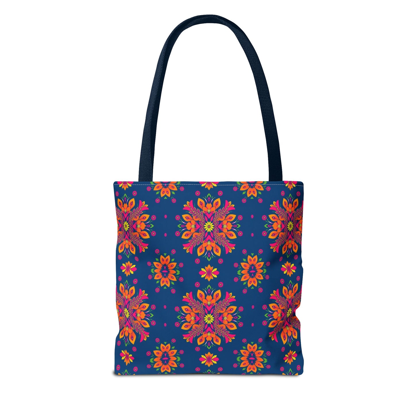 Tote Bag (AOP), Gemini, Zodiac v2, Flower Pattern