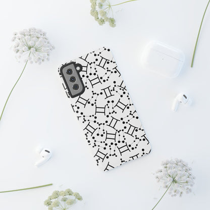 Tough Cases with the Gemini Zodiac sign for iPhone, Samsung Galaxy, and Google Pixel devices