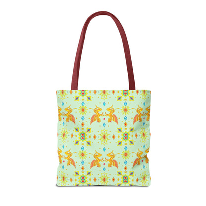 Tote Bag (AOP), Gemini, Zodiac v1, Jewel Pattern