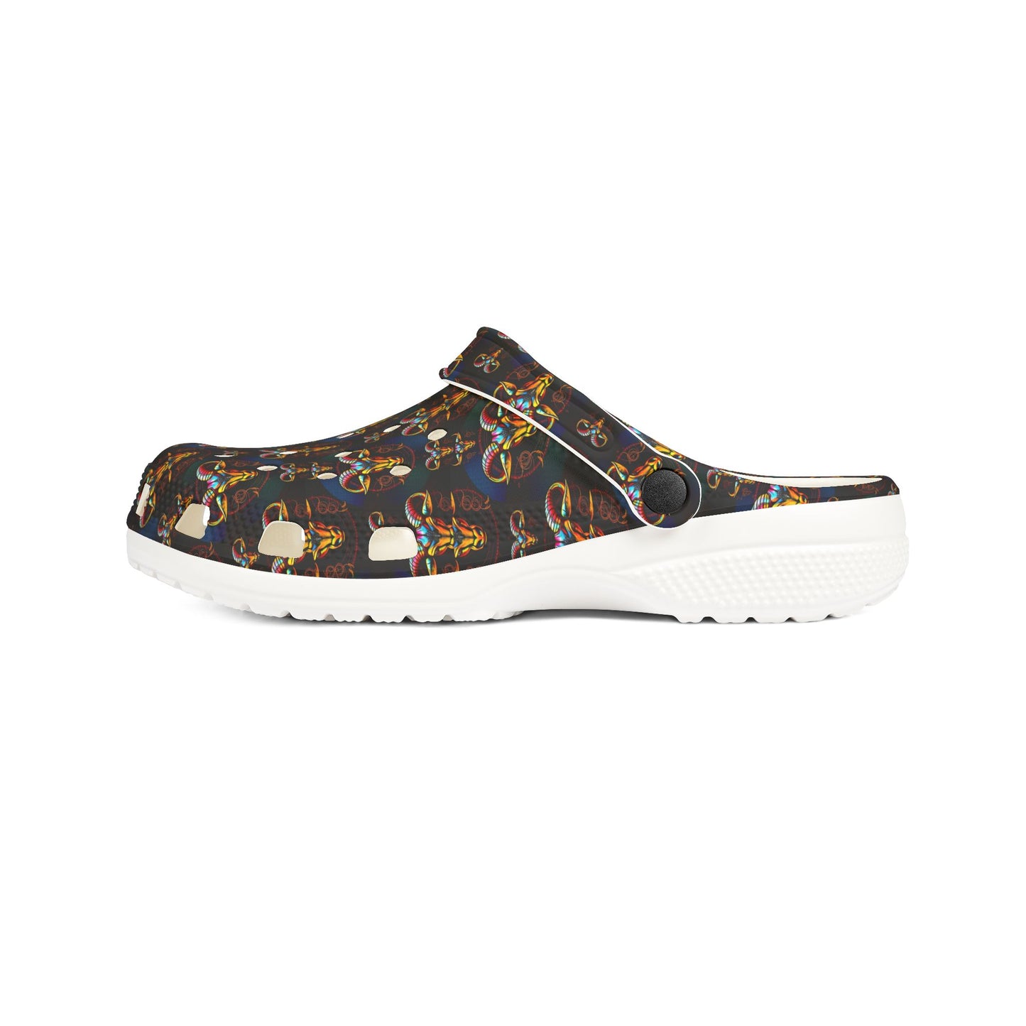 EVA Foam Rubber Shoes, (AOP), Taurus, Zodiac v2, Pattern