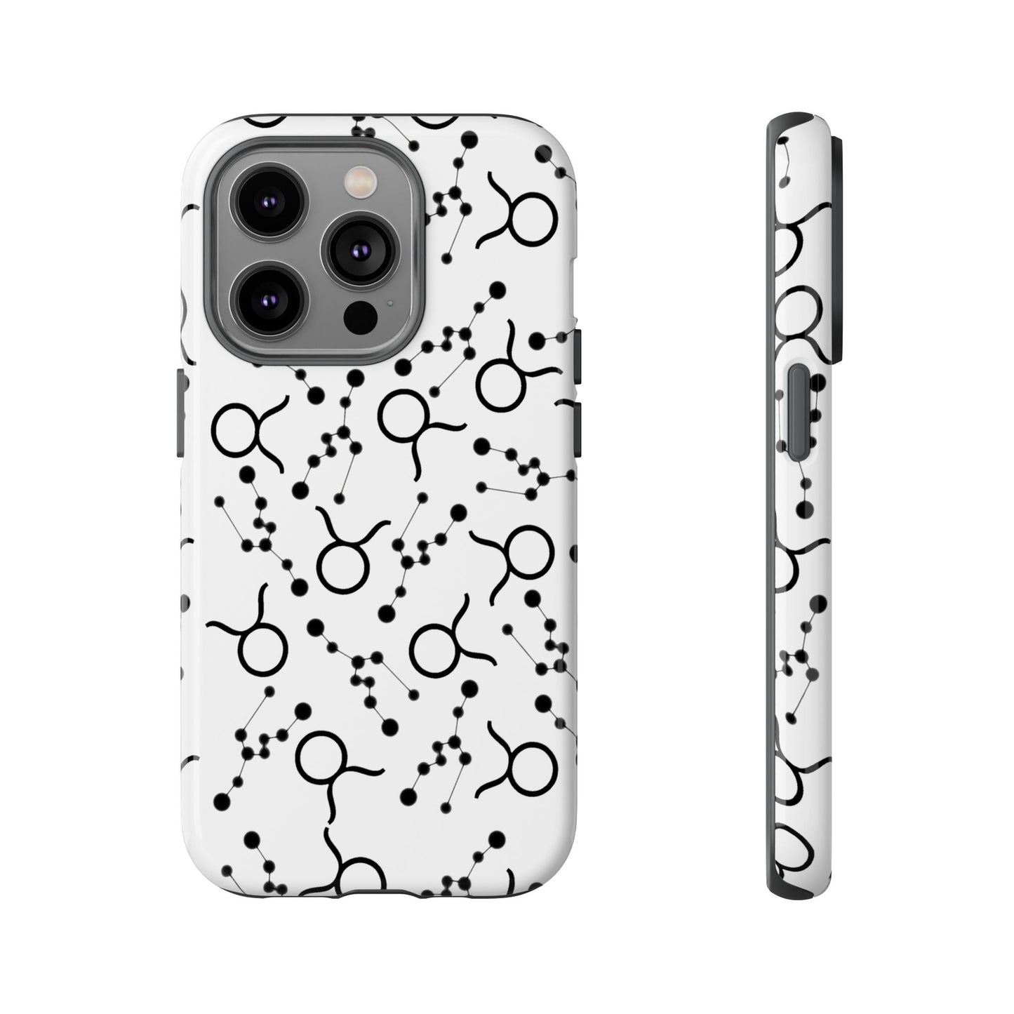Tough Cases with the Taurus Zodiac sign for iPhone, Samsung Galaxy, and Google Pixel devices