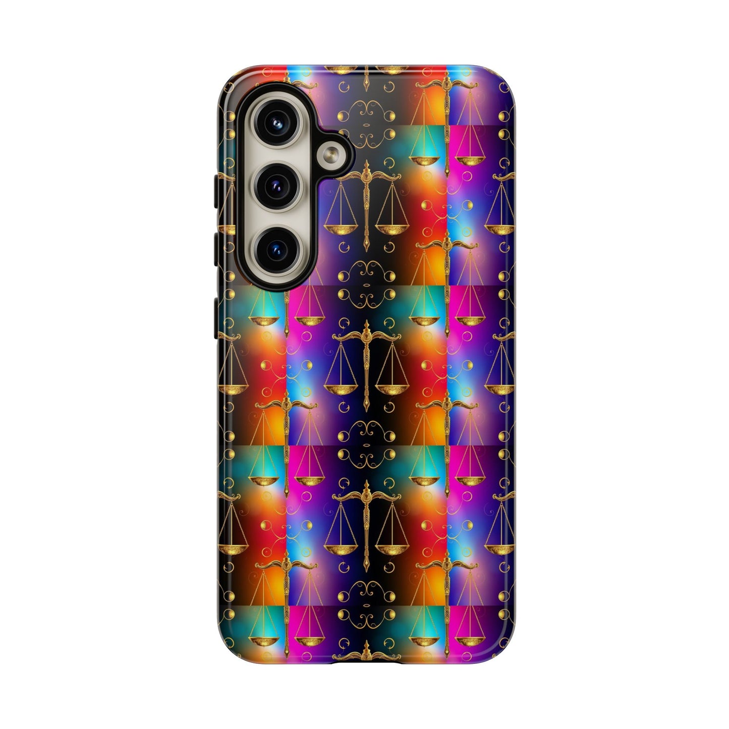Tough Cases, Libra, Zodiac v1, Metal Pattern