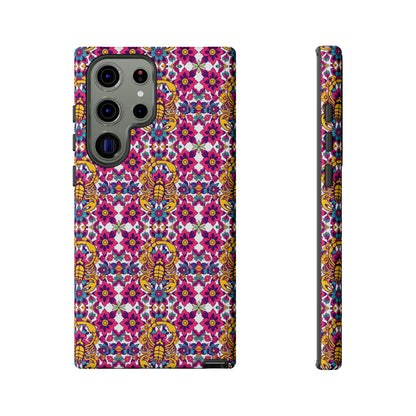 Tough Cases, Scorpio, Zodiac v2, Flower Pattern