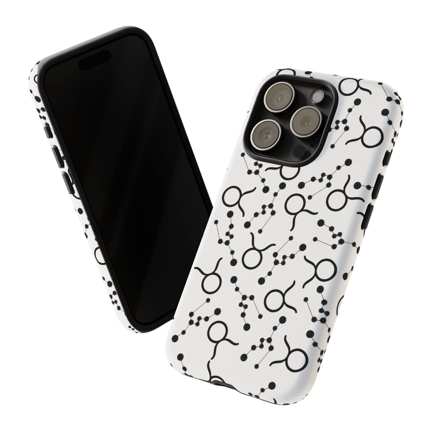 Tough Cases with the Taurus Zodiac sign for iPhone, Samsung Galaxy, and Google Pixel devices