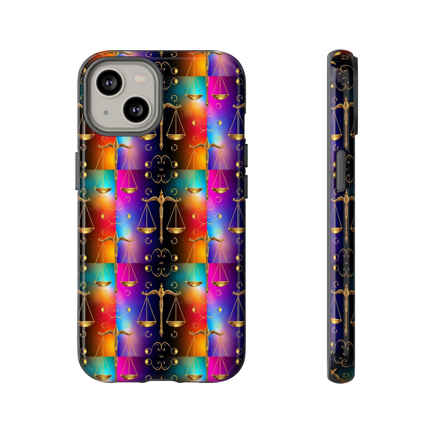 Tough Cases, Libra, Zodiac v1, Metal Pattern
