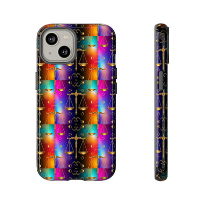 Tough Cases, Libra, Zodiac v1, Metal Pattern