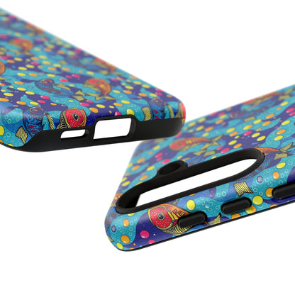 Tough Cases, Pisces, Zodiac v2, Bubble Pattern