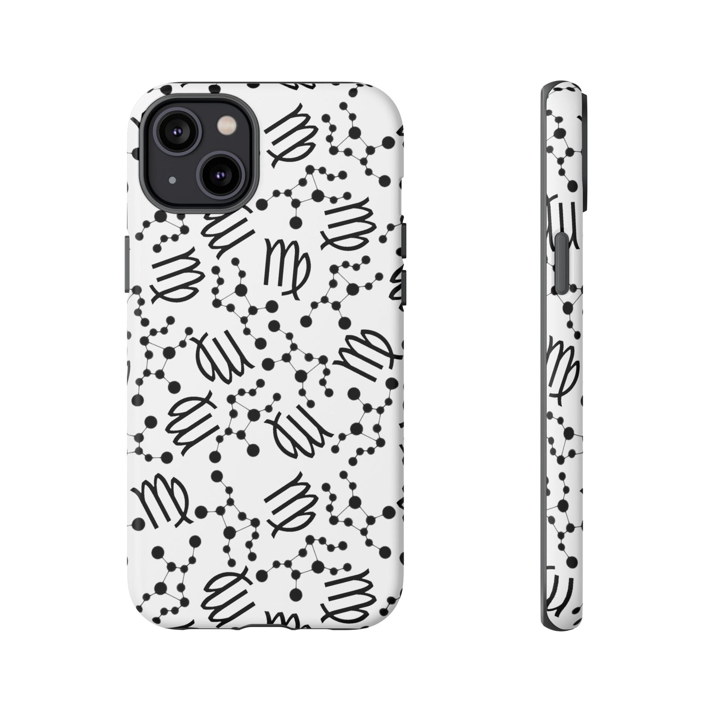 Tough Cases with the Virgo Zodiac sign for iPhone, Samsung Galaxy, and Google Pixel devices