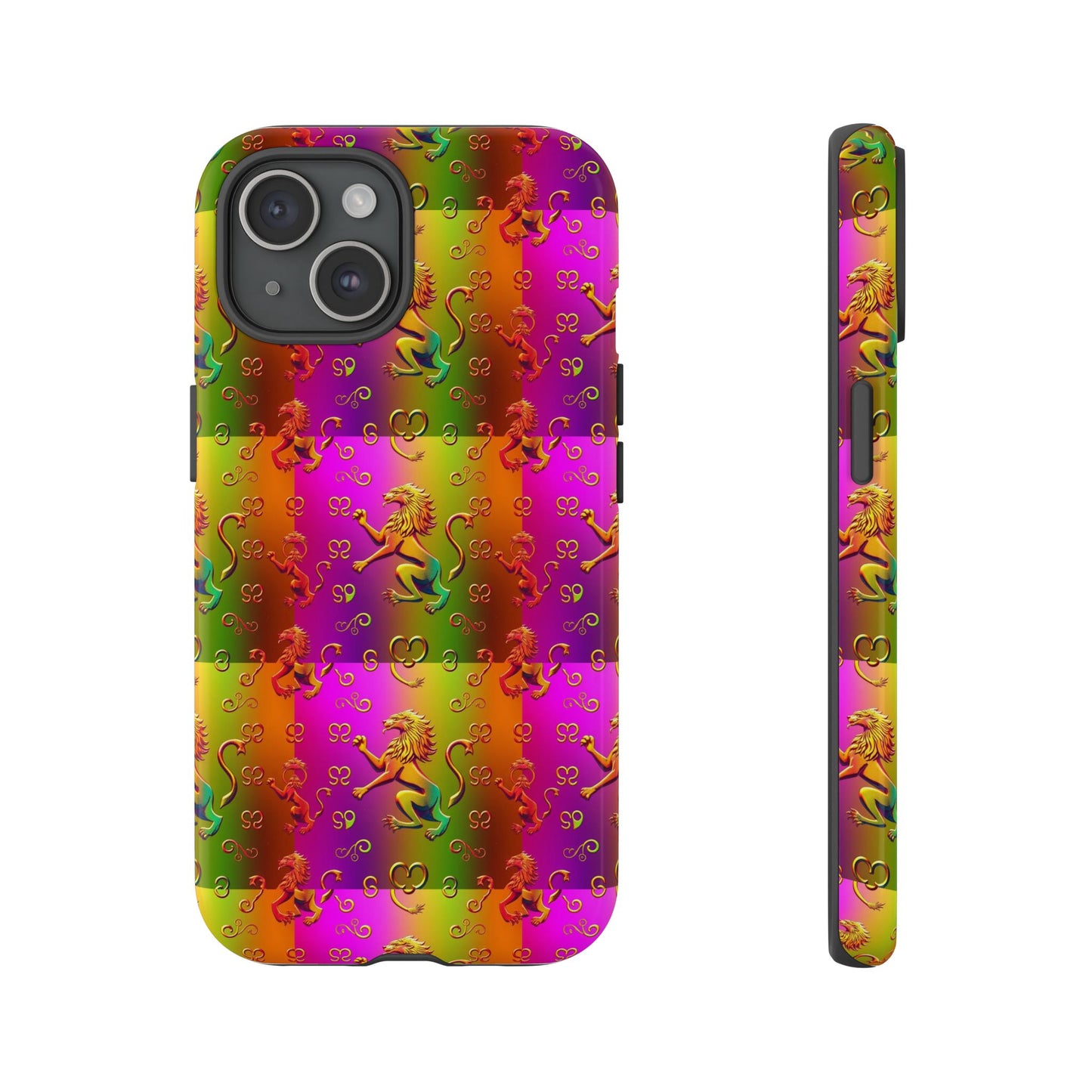 Tough Cases, Leo, Zodiac v1, Metal Pattern