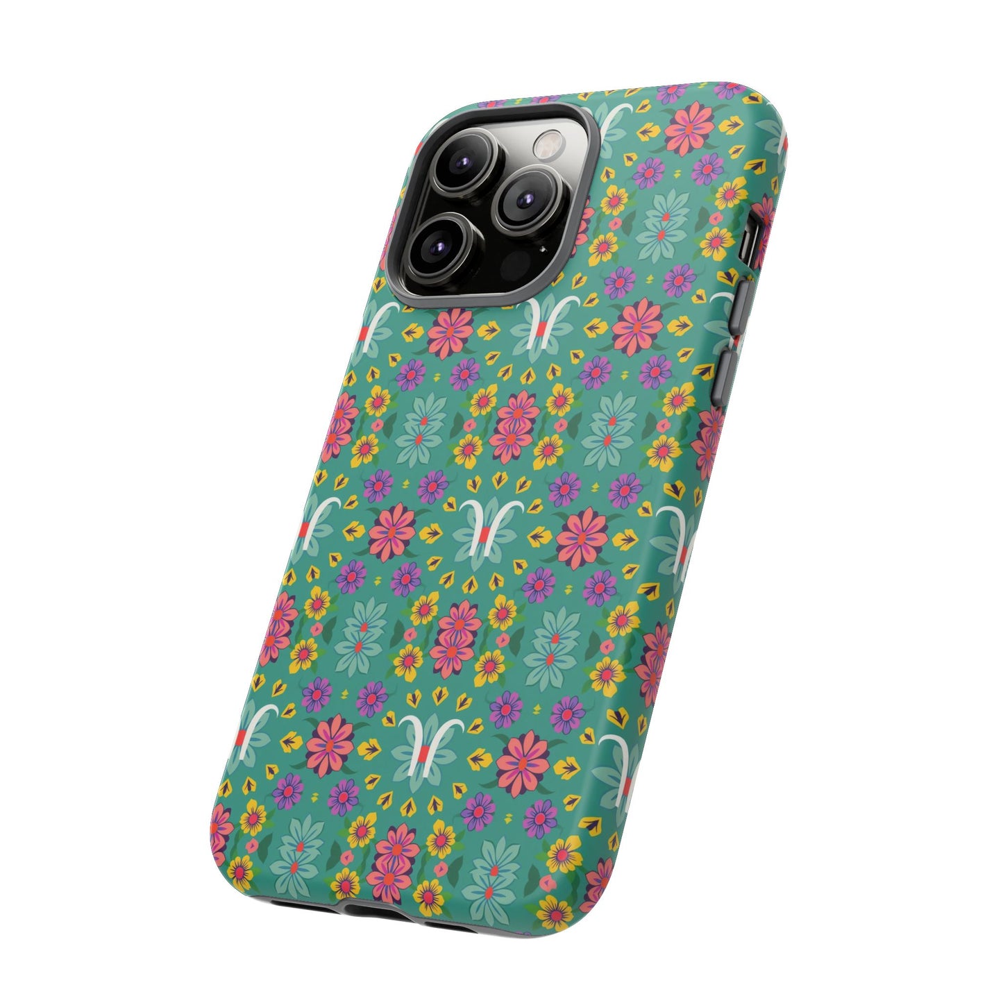 Tough Cases, Aquarius, Zodiac v4, Flower Pattern
