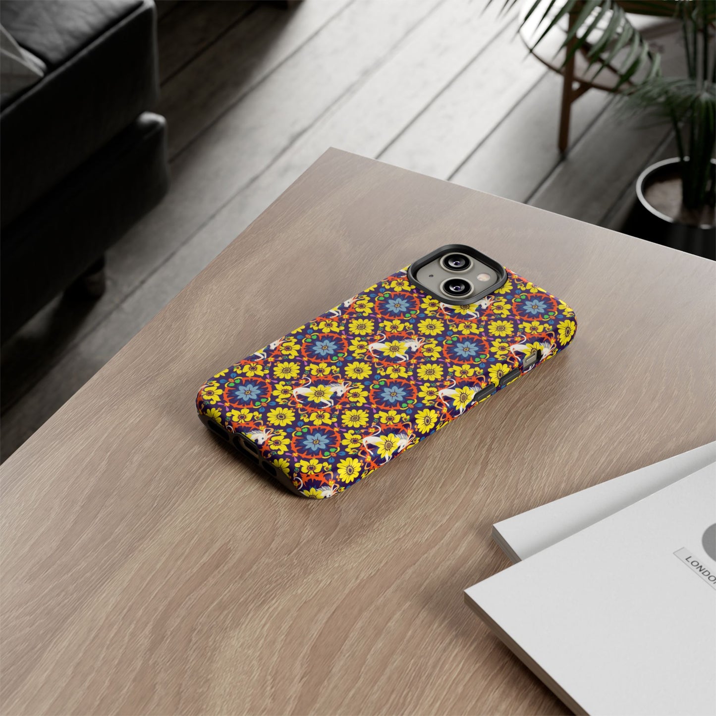 Tough Cases, Aquarius, Zodiac v3, Flower Pattern