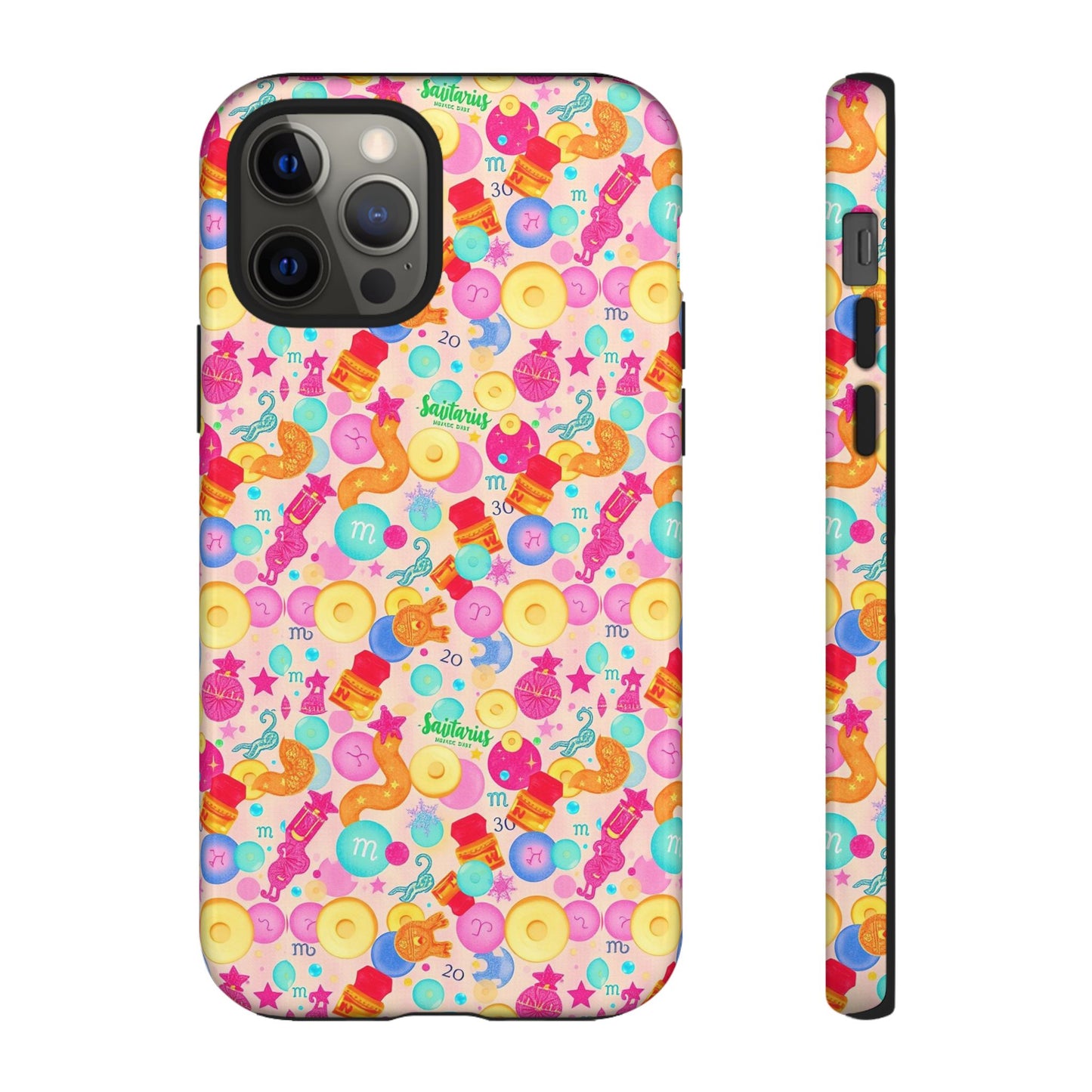 Tough Cases, Sagittarius, Zodiac v2, Bubble Pattern