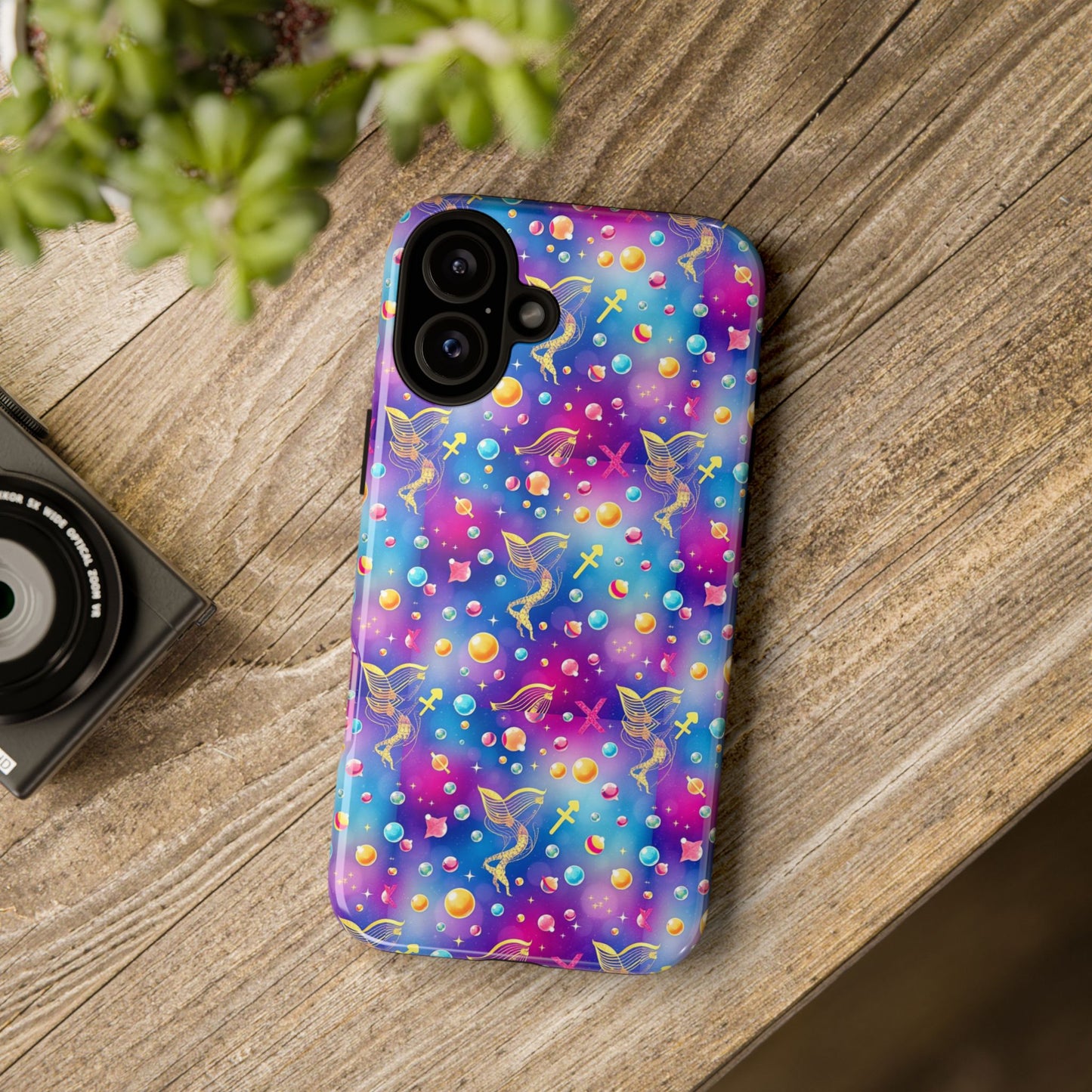 Tough Cases, Sagittarius, Zodiac v3, Bubble Pattern