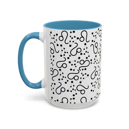 Accent Coffee Mug with the Leo sign (11, 15oz)