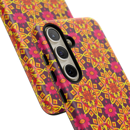 Tough Cases, Scorpio, Zodiac v1, Flower Pattern