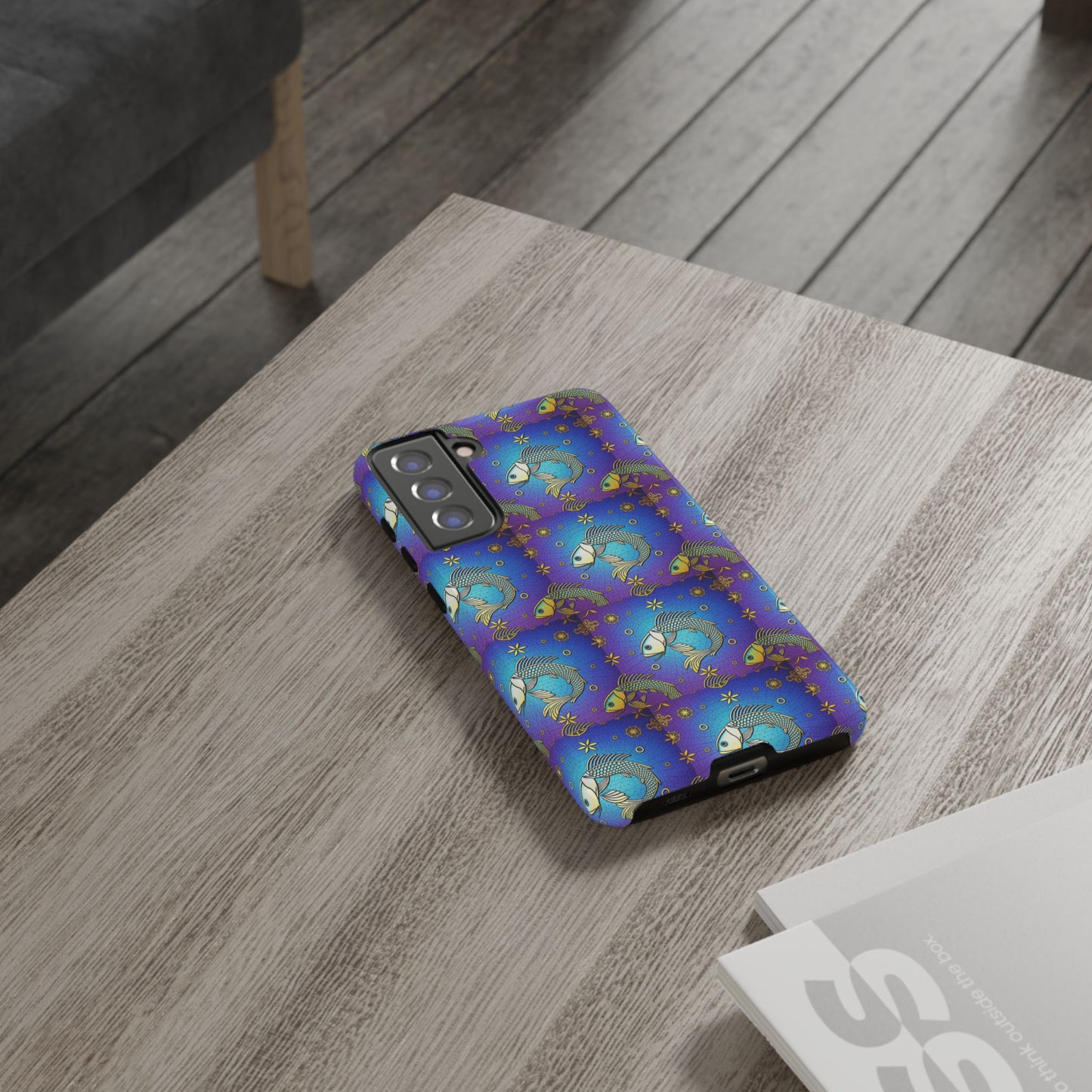 Tough Cases, Pisces, Zodiac v2, Metal Pattern