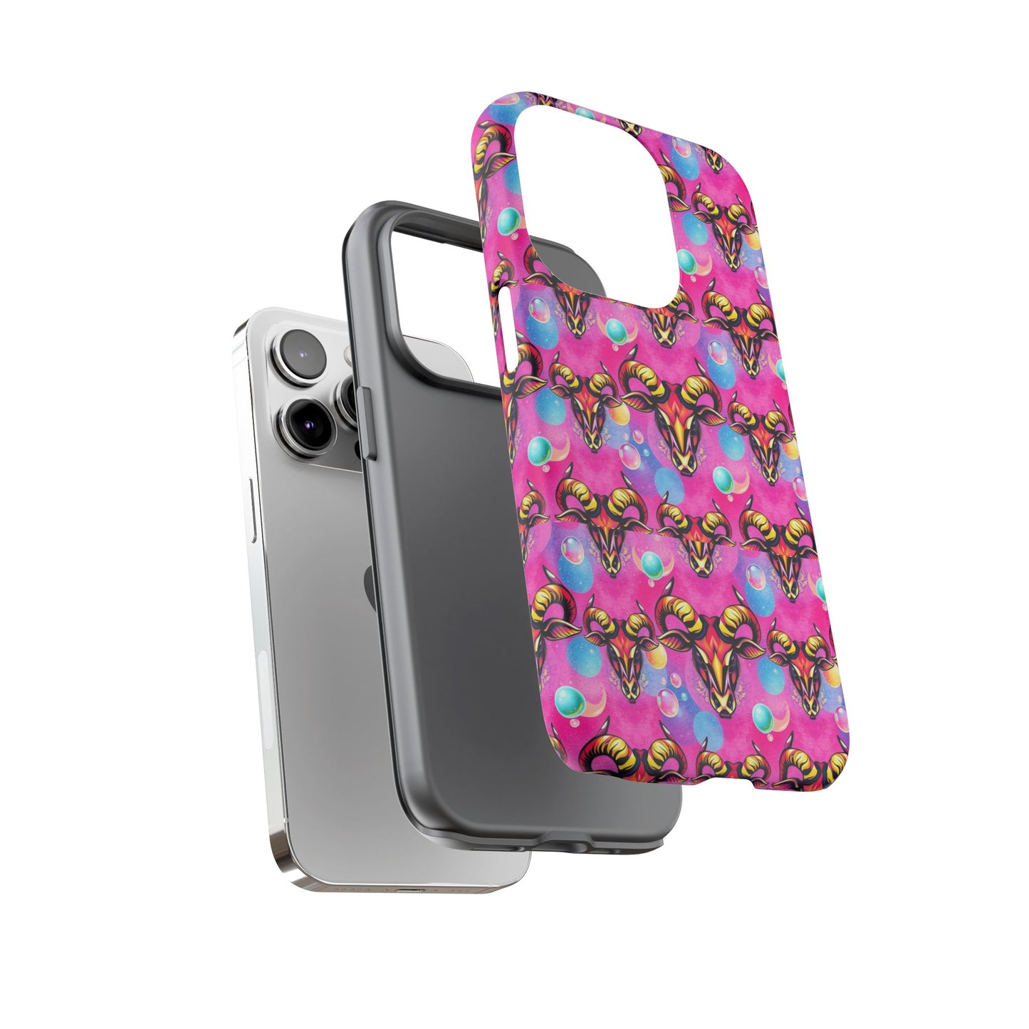 Tough Cases, Taurus, Zodiac, Bubble Pattern