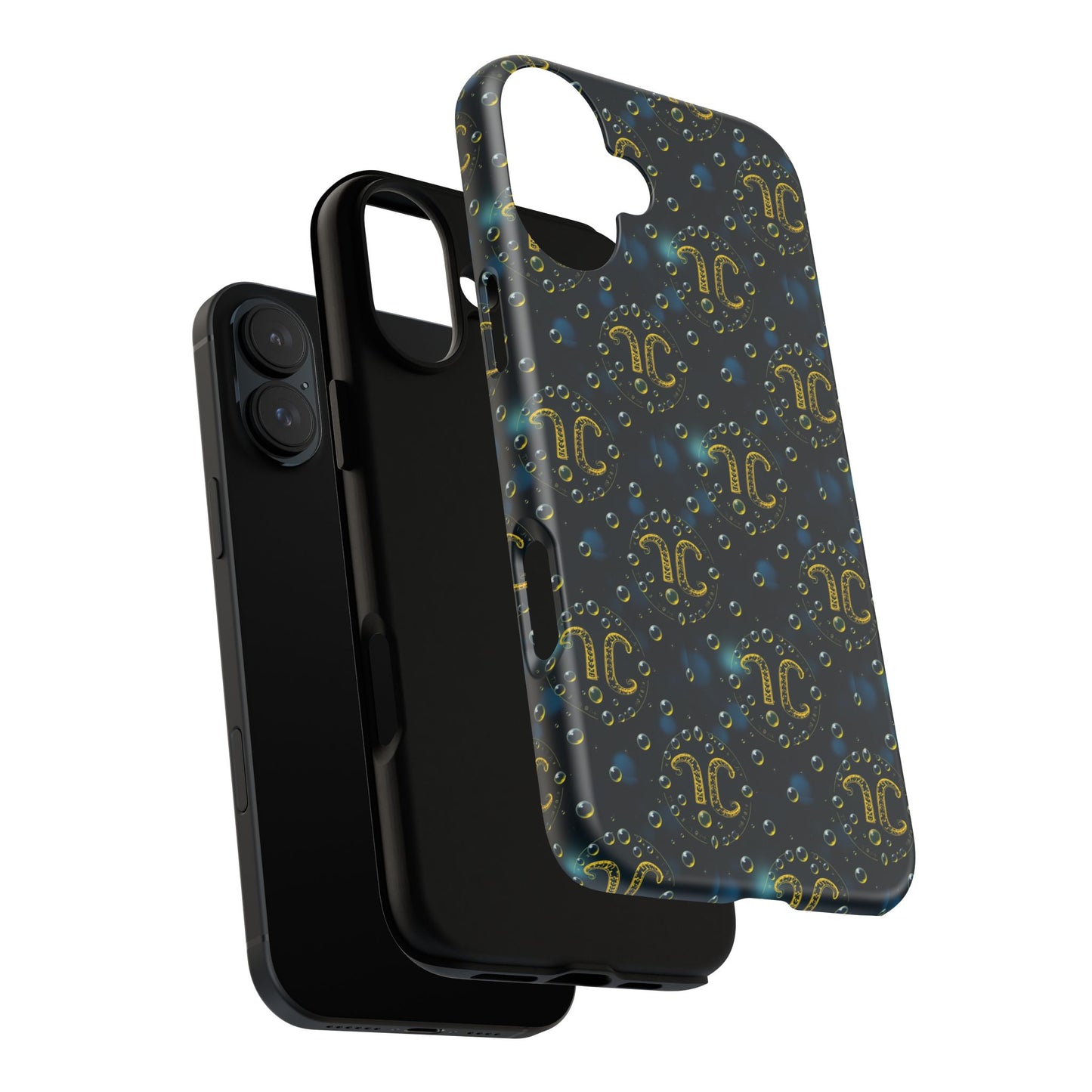 Tough Cases, Aquarius, Zodiac v2, Bubble Pattern