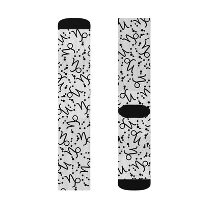 Zodiac Sublimation Socks Capricorn Zodiac sign