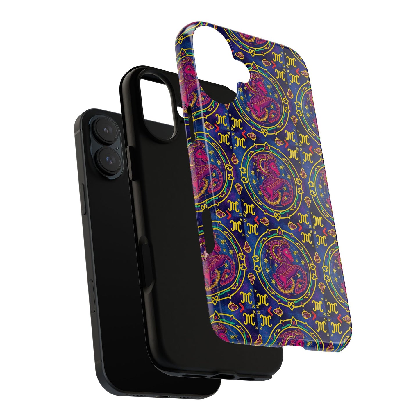 Tough Cases, Capricorn, Zodiac, Metal Pattern