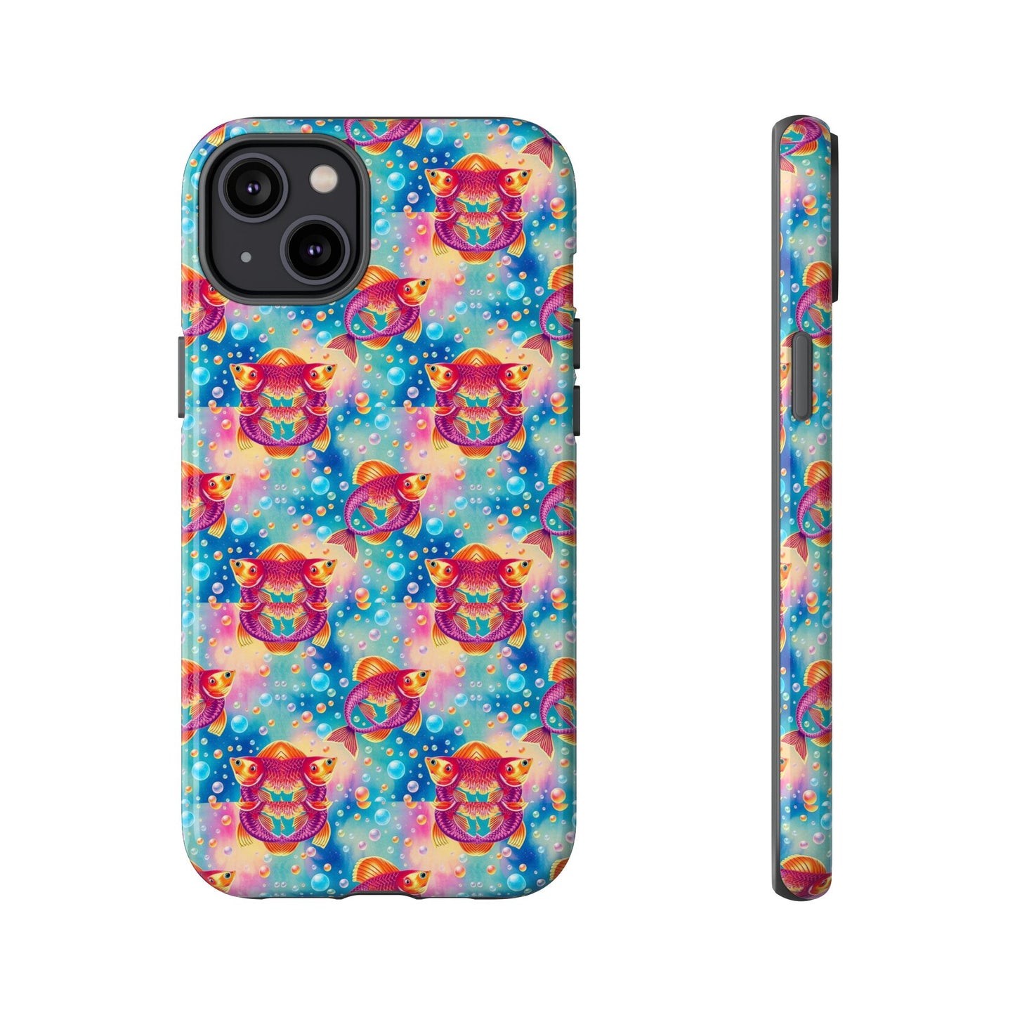 Tough Cases, Pisces, Zodiac v1, Bubble Pattern