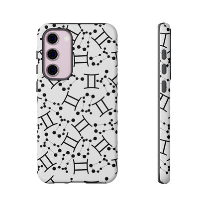 Tough Cases with the Gemini Zodiac sign for iPhone, Samsung Galaxy, and Google Pixel devices