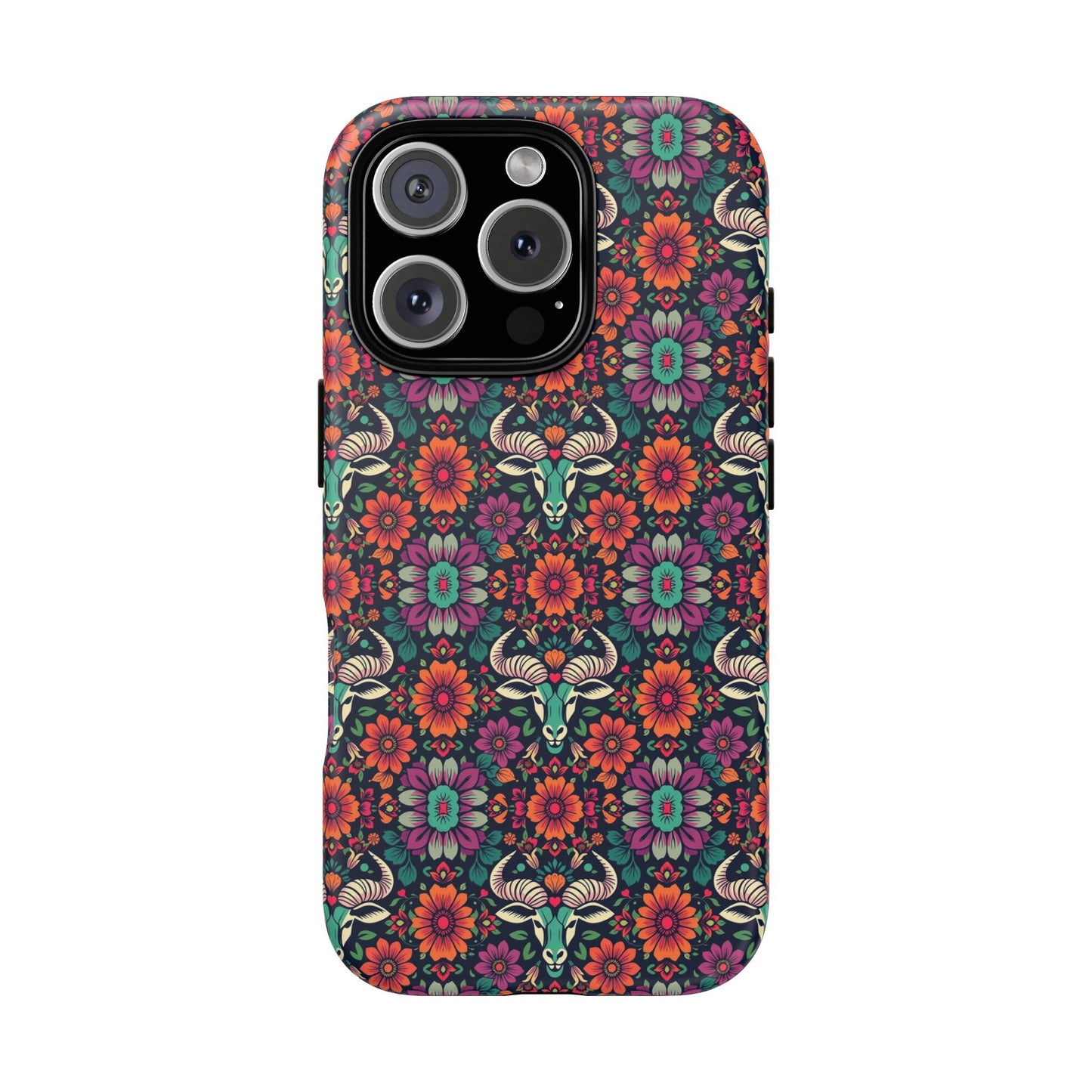 Tough Cases, Taurus, Zodiac v4, Flower Pattern