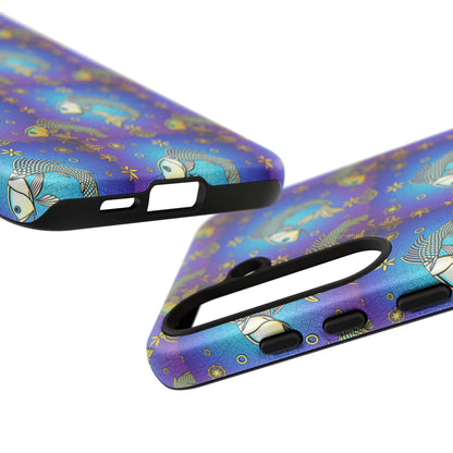 Tough Cases, Pisces, Zodiac v2, Metal Pattern