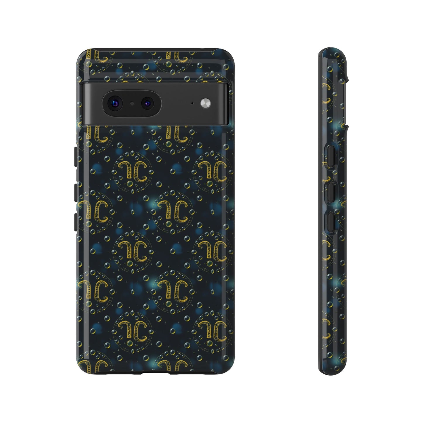 Tough Cases, Aquarius, Zodiac v2, Bubble Pattern