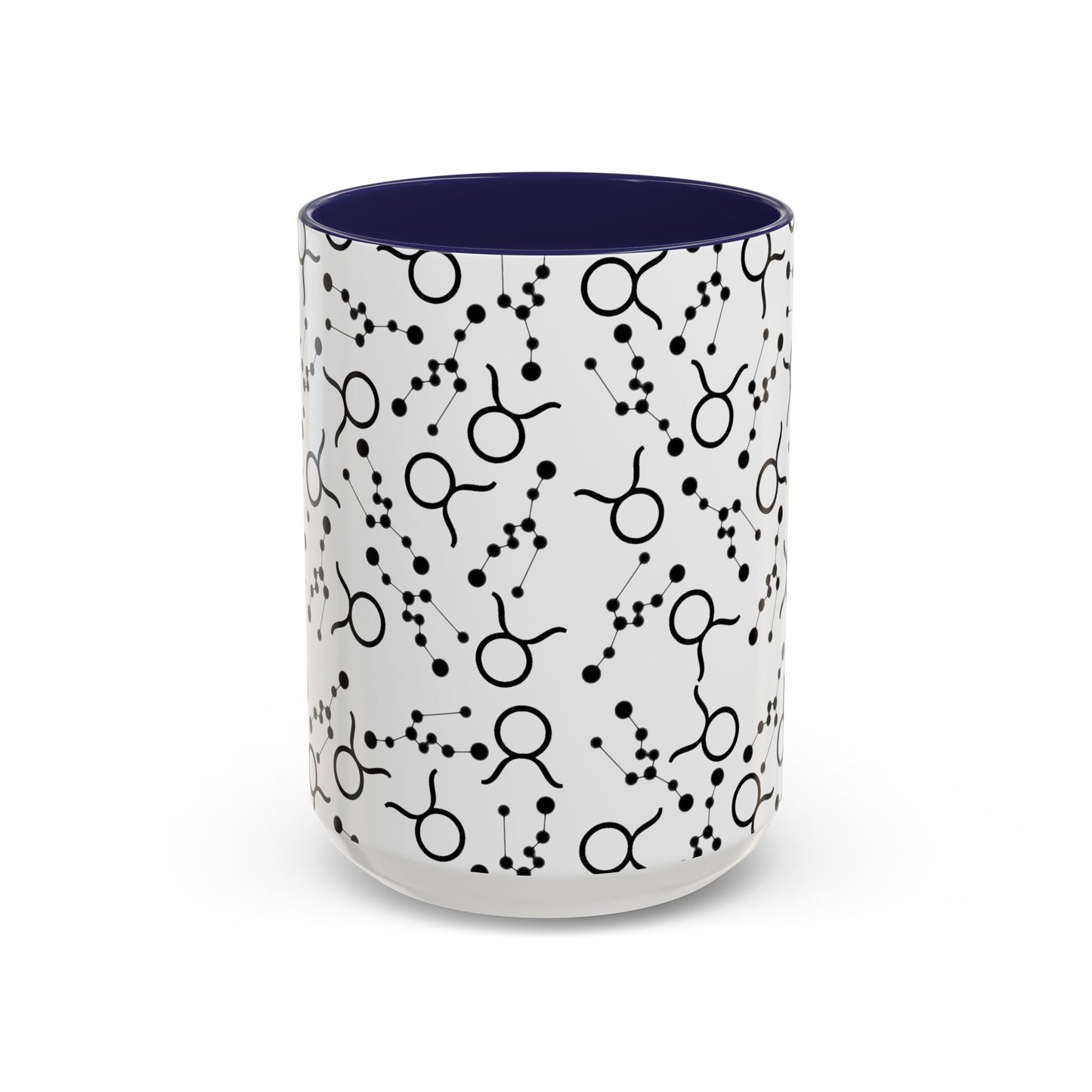 Accent Coffee Mug with the Taurus Zodiac sign (11, 15oz)