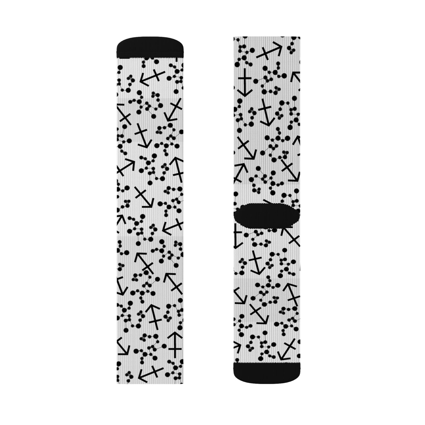 Zodiac Sublimation Socks Sagittarius Zodiac sign