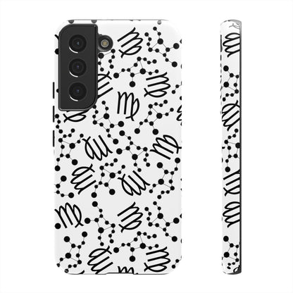 Tough Cases with the Virgo Zodiac sign for iPhone, Samsung Galaxy, and Google Pixel devices