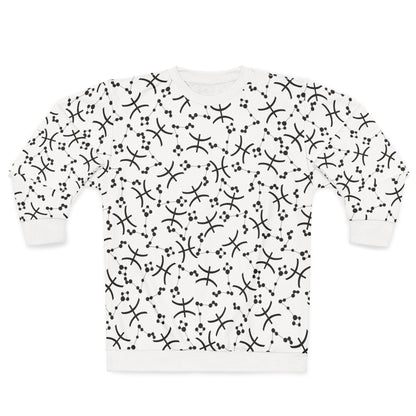 Zodiac AOP Unisex Sweatshirt Pisces Zodiac Sign