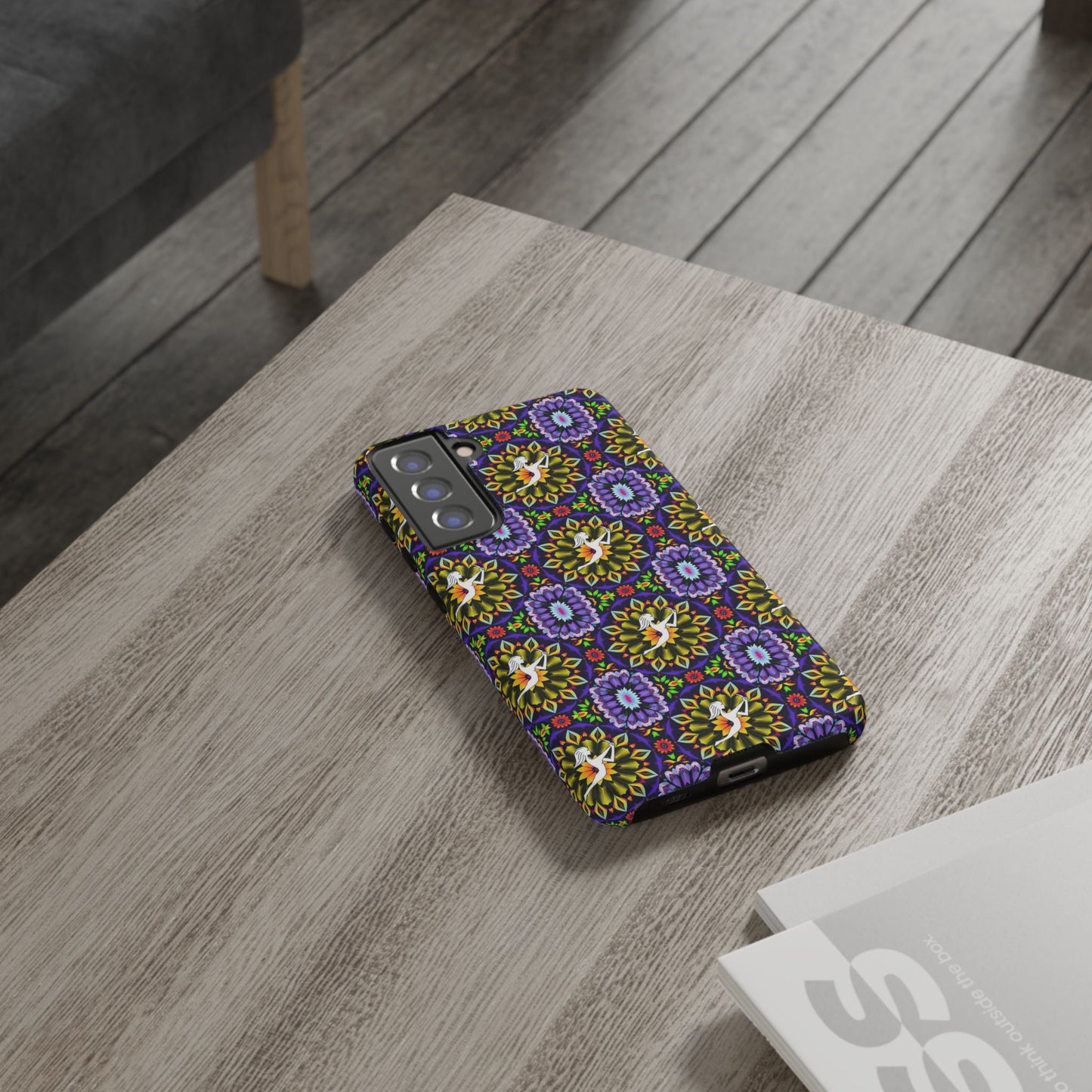 Tough Cases, Sagittarius, Zodiac v1, Flower Pattern