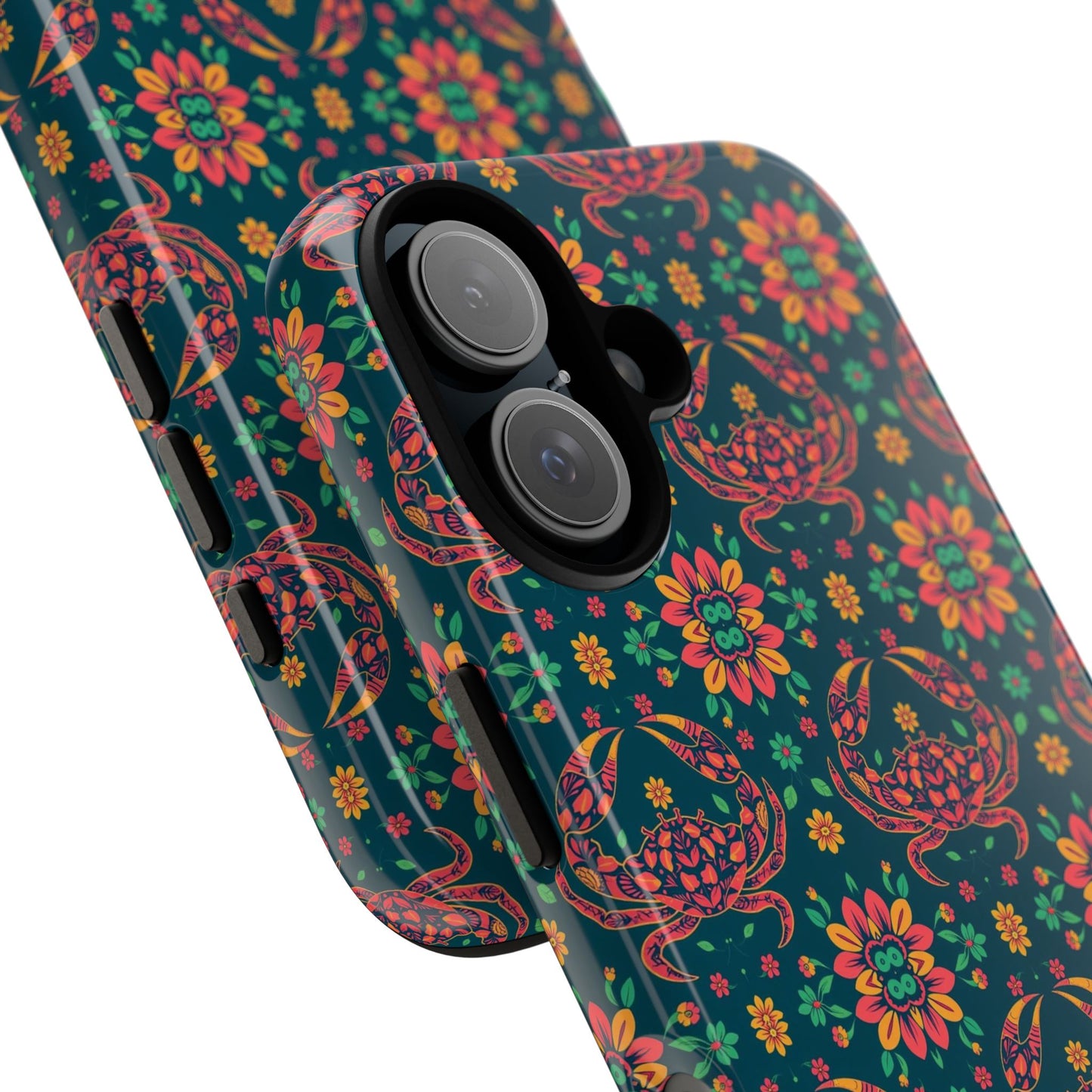 Tough Cases, Cancer, Zodiac v4, Flower Pattern