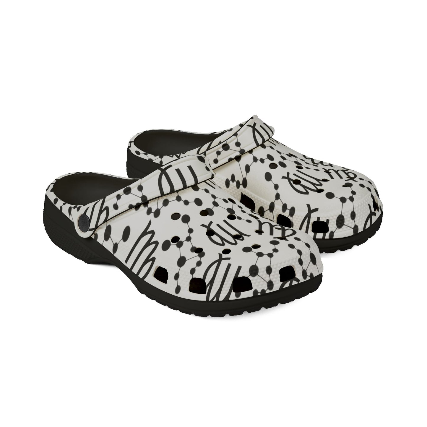 EVA Foam Rubber Shoes (AOP), Material 100% EVA, Virgo Zodiac Design