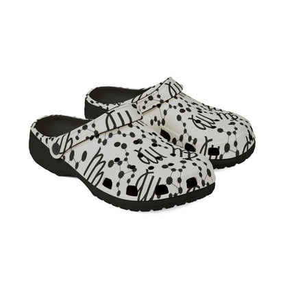 EVA Foam Rubber Shoes (AOP), Material 100% EVA, Virgo Zodiac Design