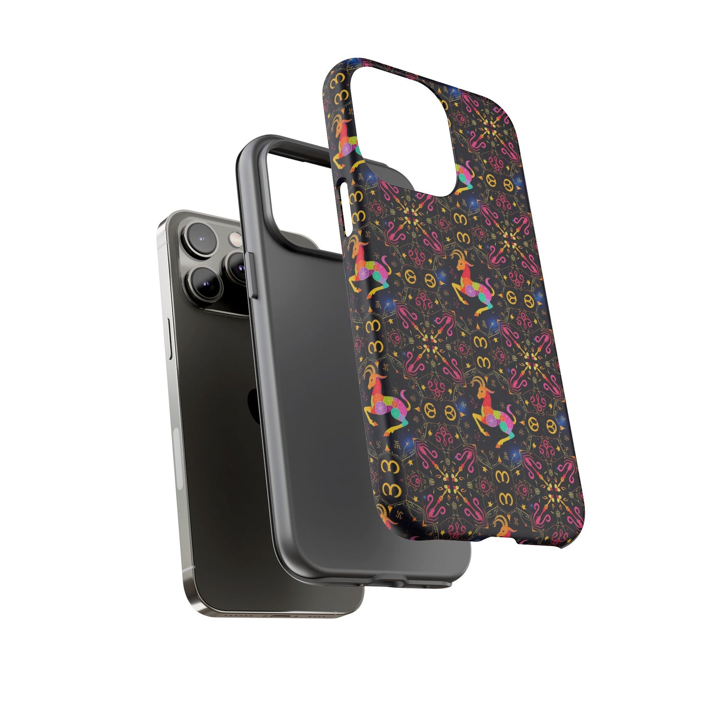 Tough Cases, Capricorn, Zodiac v2, Metal Pattern