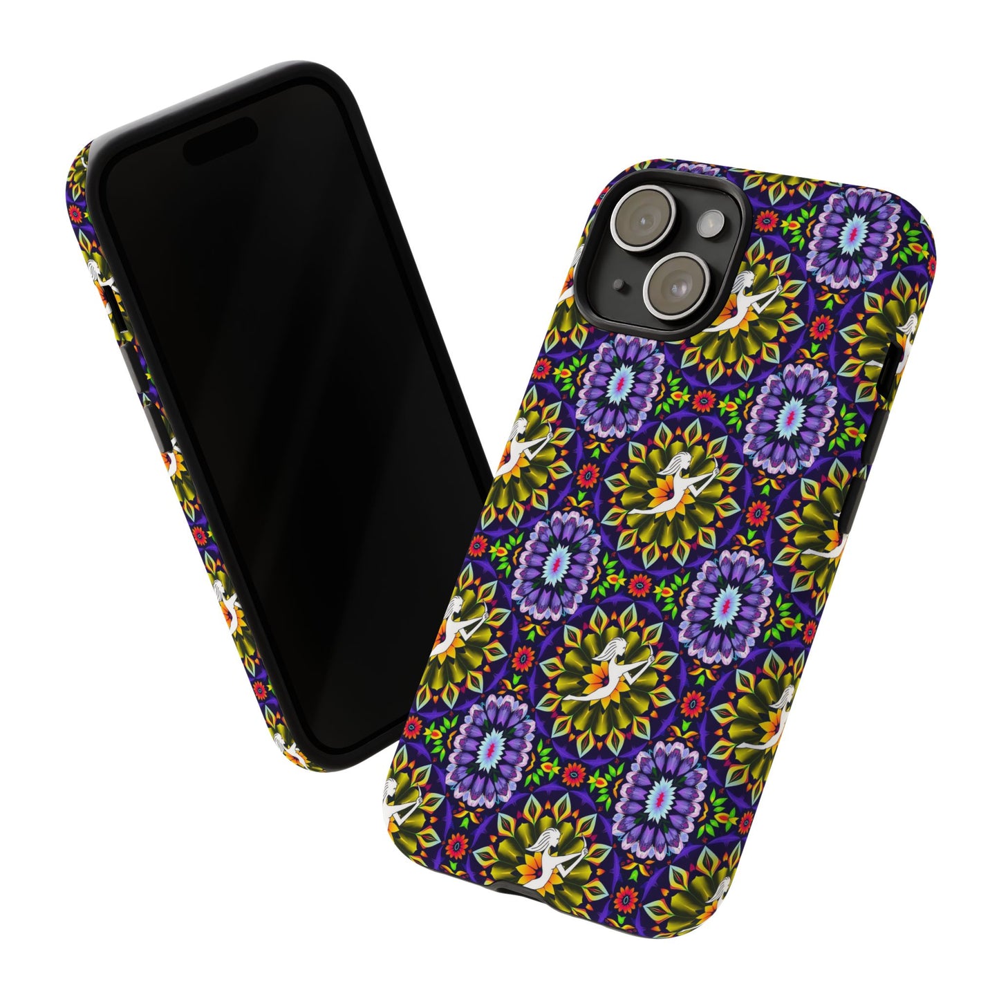 Tough Cases, Sagittarius, Zodiac v1, Flower Pattern