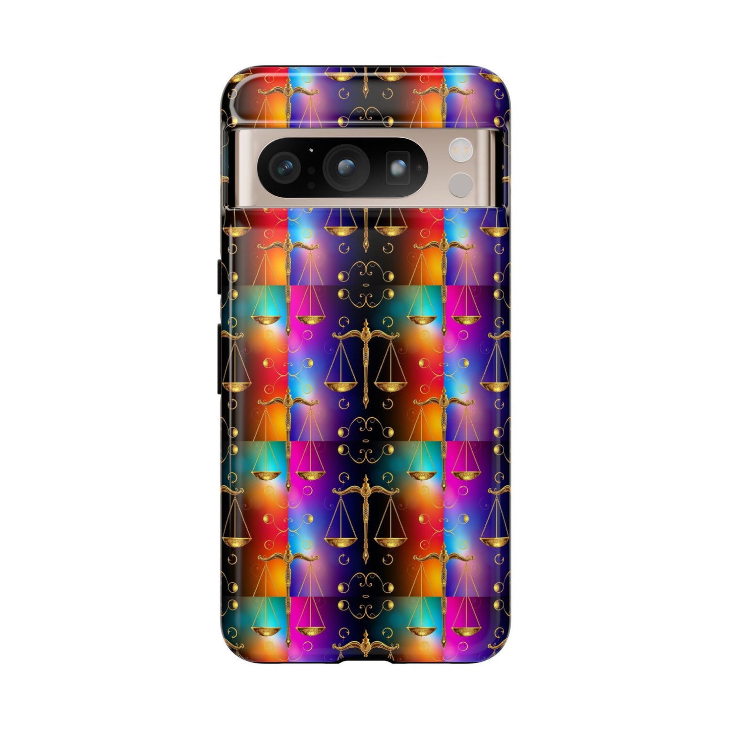 Tough Cases, Libra, Zodiac v1, Metal Pattern