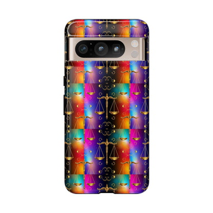 Tough Cases, Libra, Zodiac v1, Metal Pattern